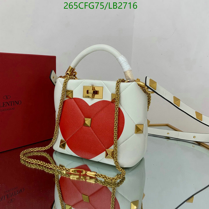 Valentino Bag-(Mirror)-Roman Stud,Code: LB2716,$: 265USD