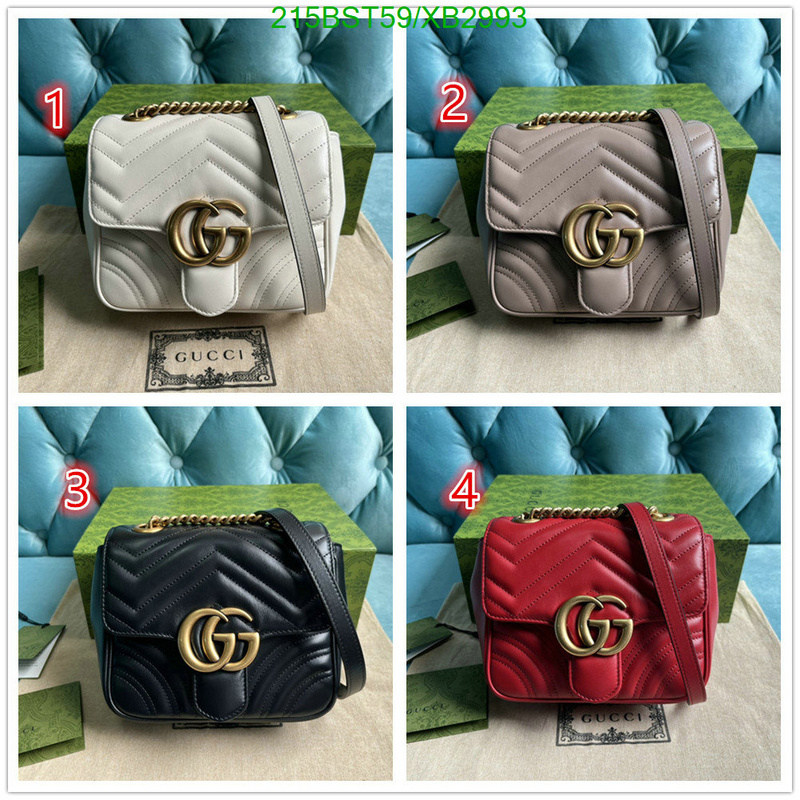 Gucci Bag-(Mirror)-Marmont,Code: XB2993,$: 215USD