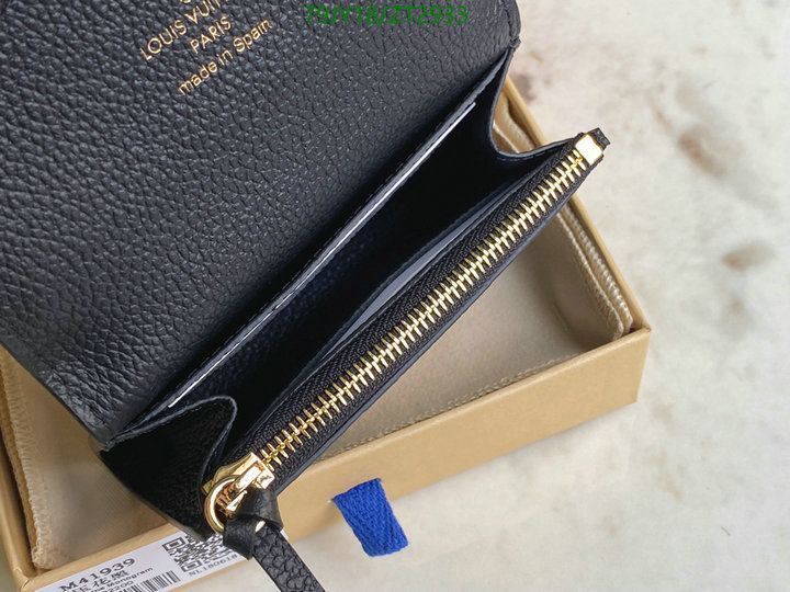 LV Bags-(Mirror)-Wallet-,Code: ZT2933,$: 79USD