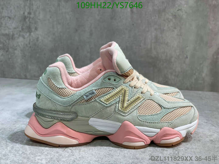 Women Shoes-New Balance, Code: YS7646,$: 109USD