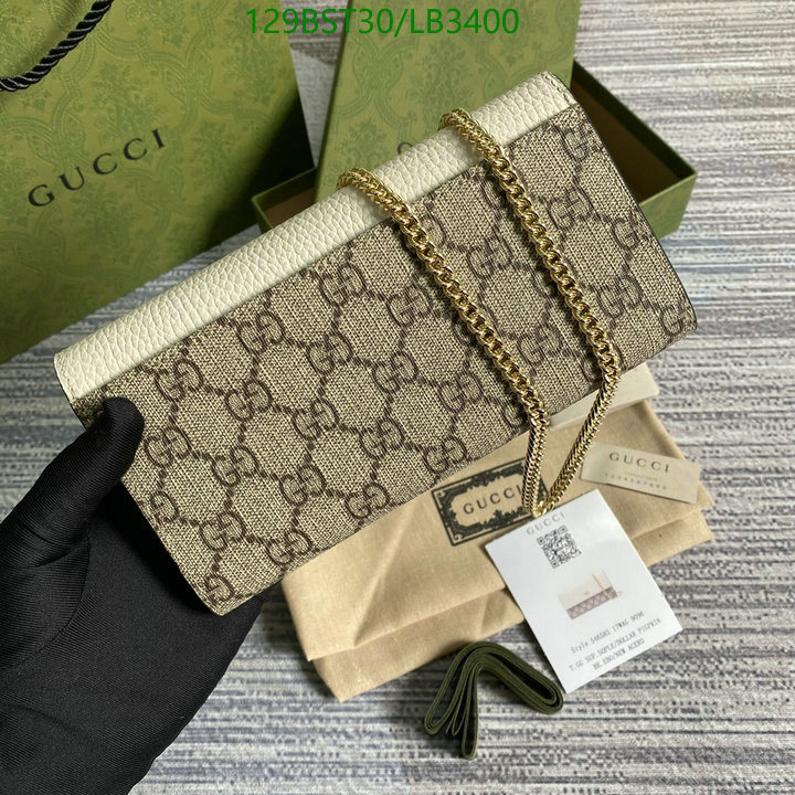 Gucci Bag-(Mirror)-Diagonal-,Code: LB3400,$: 129USD