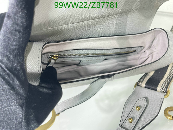 Dior Bags-(4A)-Saddle-,Code: ZB7781,$: 99USD