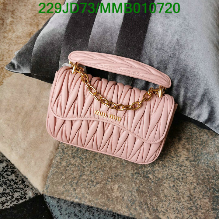 Miu Miu Bag-(Mirror)-Diagonal-,Code: MMB010720,$: 229USD