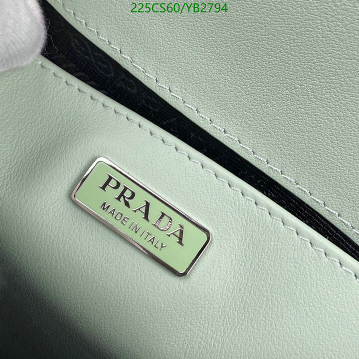 Prada Bag-(Mirror)-Cleo,Code: YB2794,$: 225USD