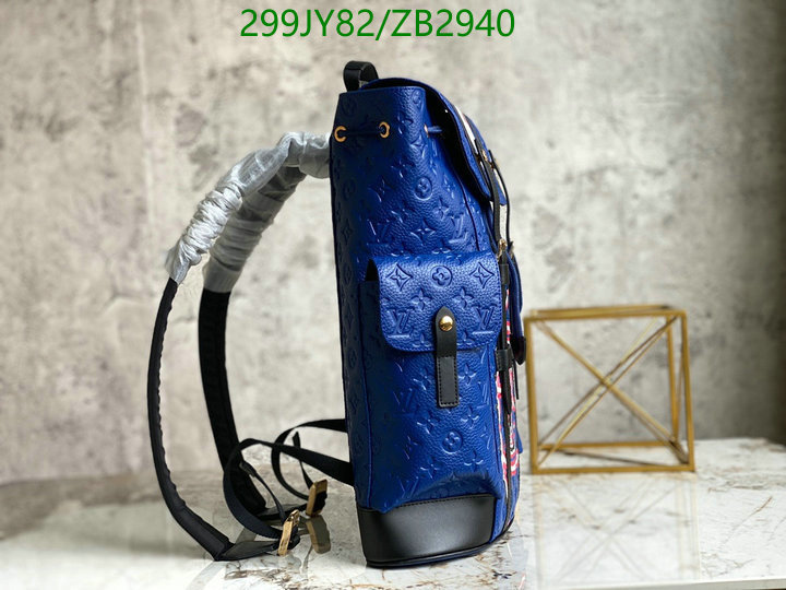 LV Bags-(Mirror)-Backpack-,Code: ZB2940,$: 299USD