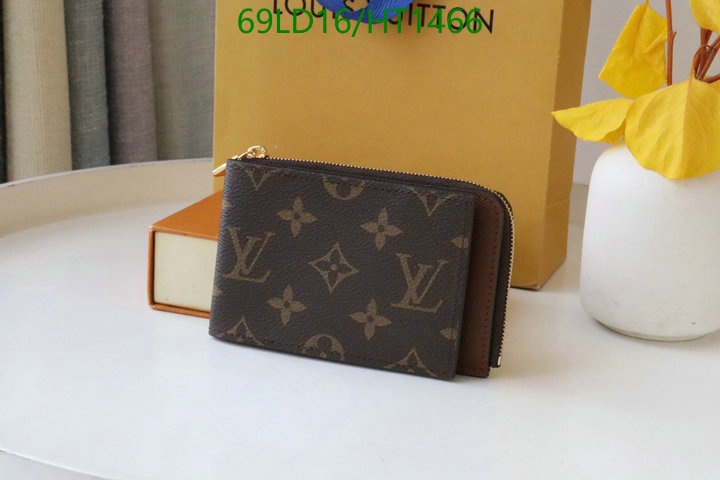 LV Bags-(Mirror)-Wallet-,Code: HT1466,$: 69USD