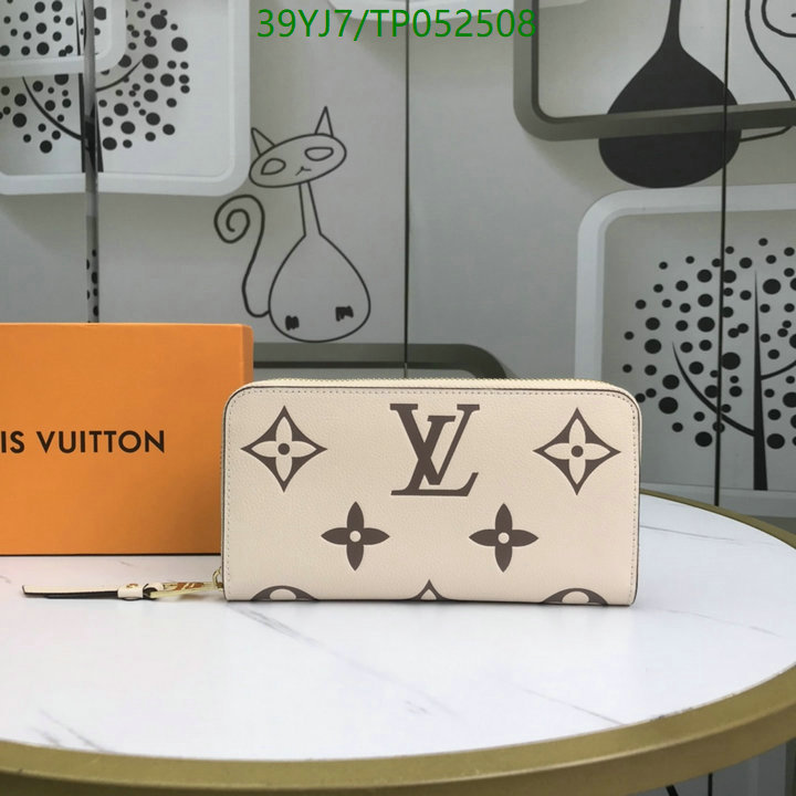 LV Bags-(4A)-Wallet-,Code: TP052508,$: 39USD