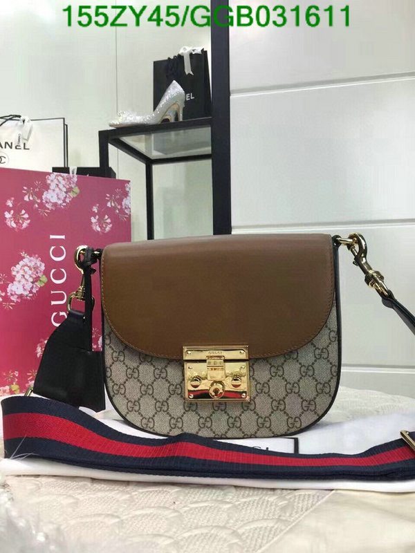 Gucci Bag-(Mirror)-Padlock,Code: GGB031611,$: 155USD