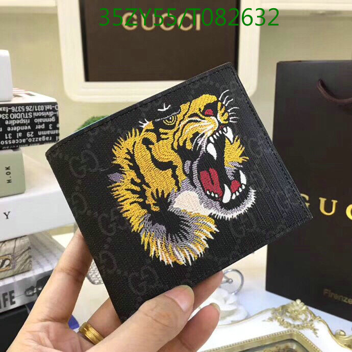 Gucci Bag-(4A)-Wallet-,Code: T082632,$:35USD