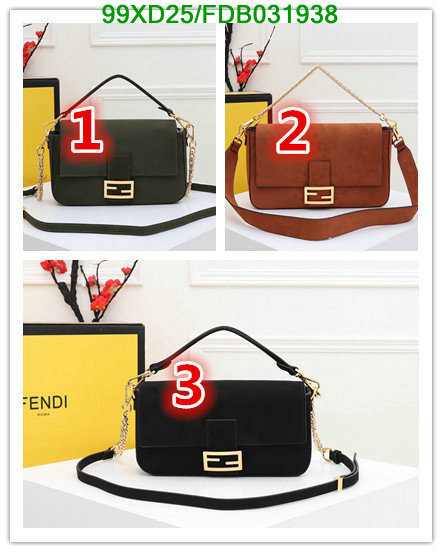 Fendi Bag-(4A)-Baguette-,Code: FDB031938,$:99USD