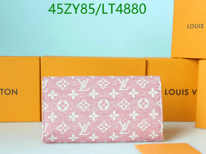 LV Bags-(4A)-Wallet-,Code: LT4880,$: 45USD