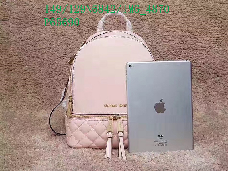 Michael Kors Bag-(Mirror)-Backpack-,Code: MSB122337,$: 149USD