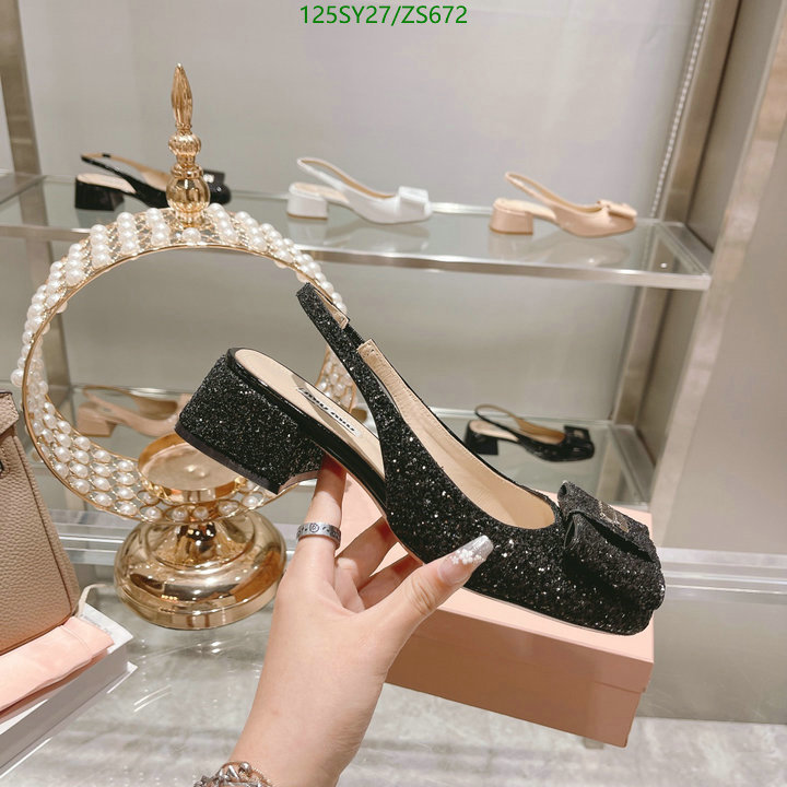 Women Shoes-Miu Miu, Code: ZS672,$: 125USD