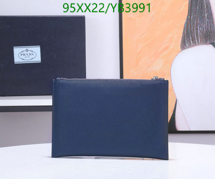 Prada Bag-(Mirror)-Clutch-,Code: YB3991,$: 95USD