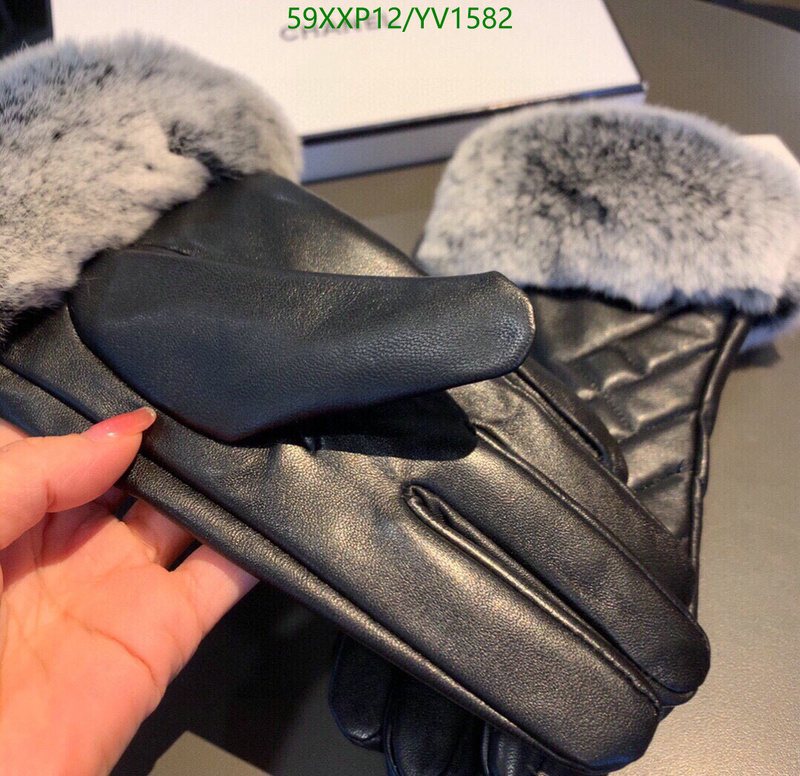 Gloves-Chanel, Code: YV1582,$: 59USD