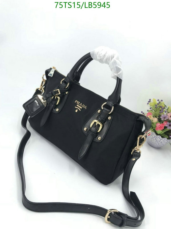 Prada Bag-(4A)-Handbag-,Code: LB5945,$: 75USD