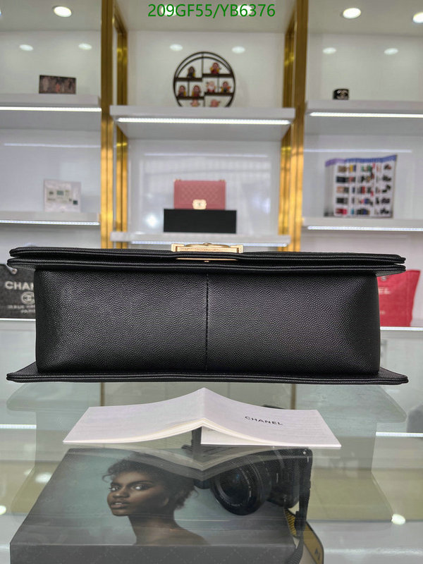 Chanel Bags -(Mirror)-Le Boy,Code: YB6376,$: 209USD