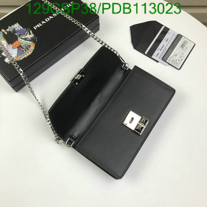 Prada Bag-(Mirror)-Diagonal-,Code: PDB113023,$: 129USD