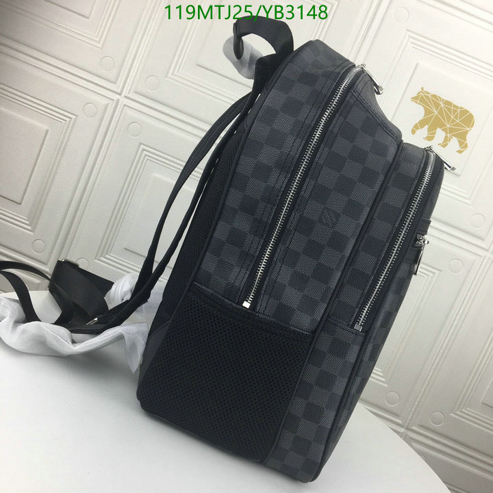 LV Bags-(4A)-Backpack-,Code: YB3148,$: 119USD