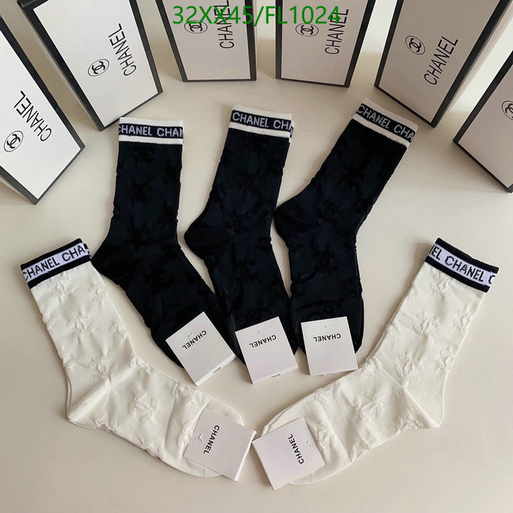 Sock-Chanel,Code: FL1023,$: 32USD