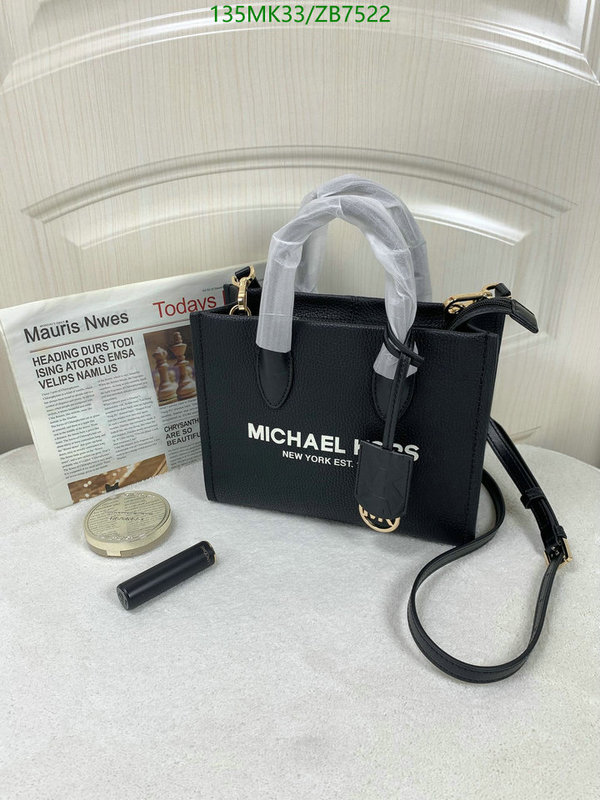 Michael Kors Bag-(Mirror)-Handbag-,Code: ZB7522,$: 135USD