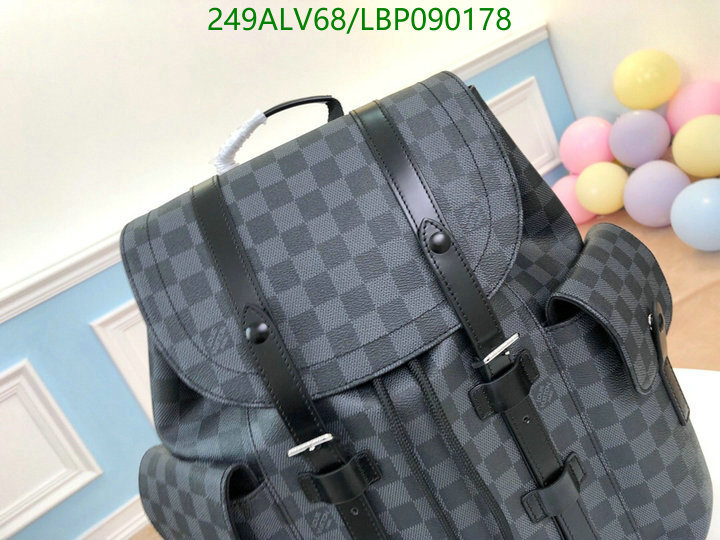 LV Bags-(Mirror)-Backpack-,Code: LBP090178,$:249USD