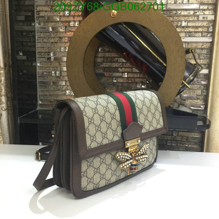 Gucci Bag-(Mirror)-Diagonal-,Code: GGB062701,$: 209USD