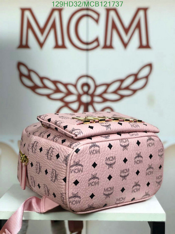 MCM Bag-(Mirror)-Backpack-,Code: MCB121737,$: 129USD