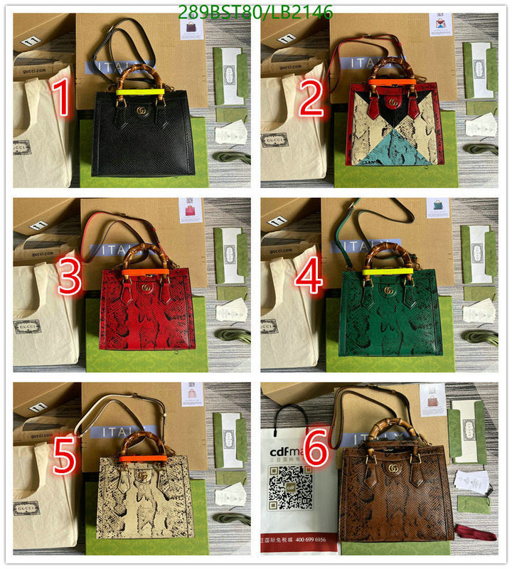 Gucci Bag-(Mirror)-Diana-Bamboo-,Code: LB2146,$: 289USD