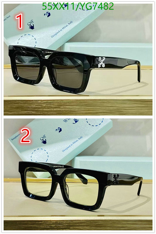 Glasses-Off-White, Code: YG7482,$: 55USD