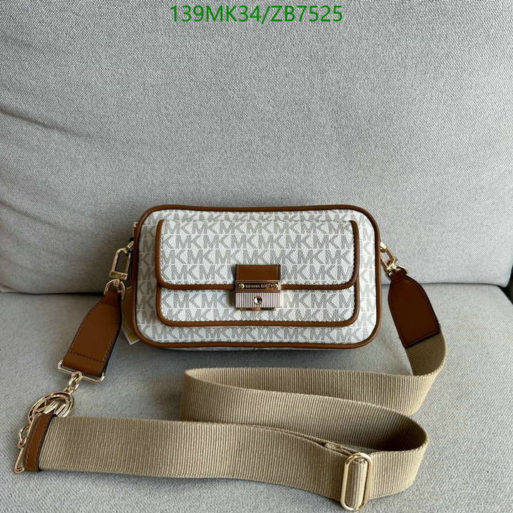 Michael Kors Bag-(Mirror)-Diagonal-,Code: ZB7525,$: 139USD