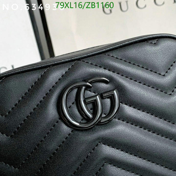 Gucci Bag-(4A)-Marmont,Code: ZB1160,$: 79USD