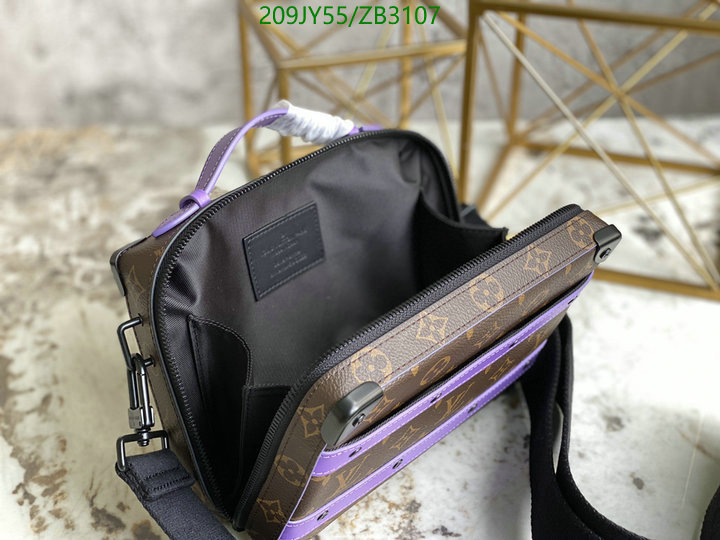 LV Bags-(Mirror)-Petite Malle-,Code: ZB3107,$: 209USD