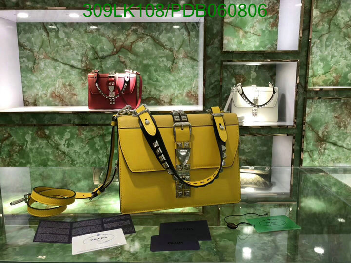 Prada Bag-(Mirror)-Handbag-,Code: PDB060806,$: 309USD