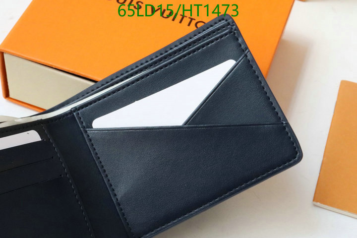 LV Bags-(Mirror)-Wallet-,Code: HT1473,$: 65USD