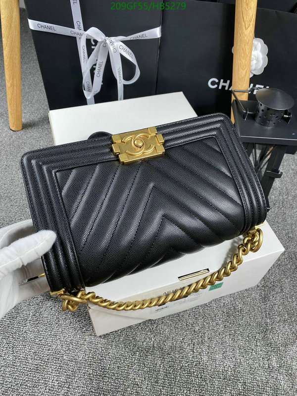 Chanel Bags -(Mirror)-Le Boy,Code: HB5279,$: 209USD