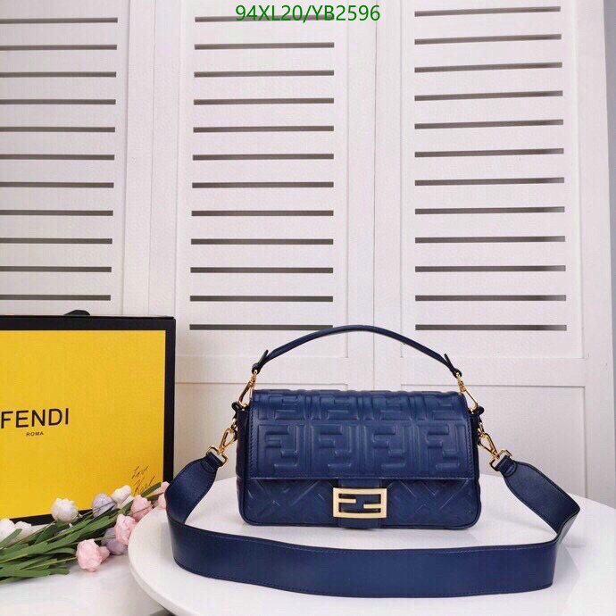 Fendi Bag-(4A)-Baguette-,Code: YB2596,$: 94USD