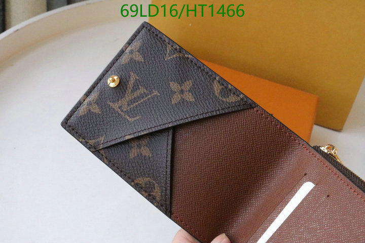 LV Bags-(Mirror)-Wallet-,Code: HT1466,$: 69USD