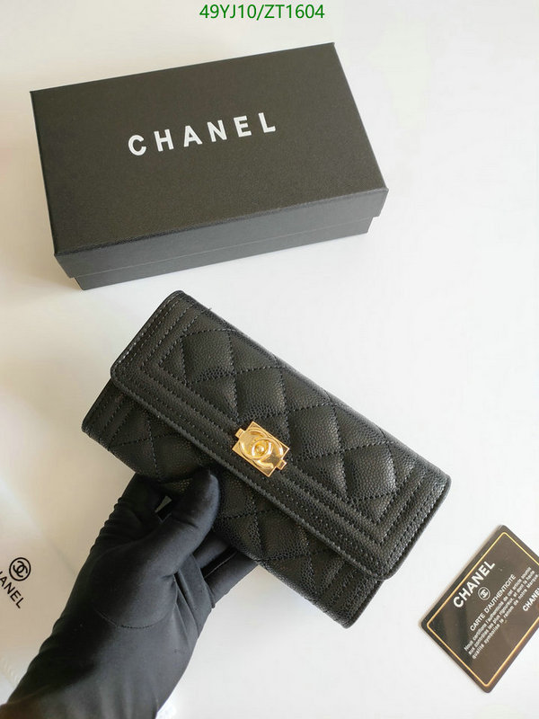 Chanel Bags ( 4A )-Wallet-,Code: ZT1604,$: 49USD