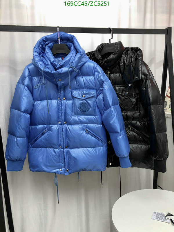 Down jacket Men-Moncler, Code: ZC5251,$: 169USD