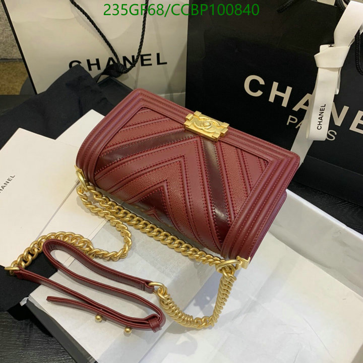 Chanel Bags -(Mirror)-Le Boy,Code: CCBP100840,$: 235USD