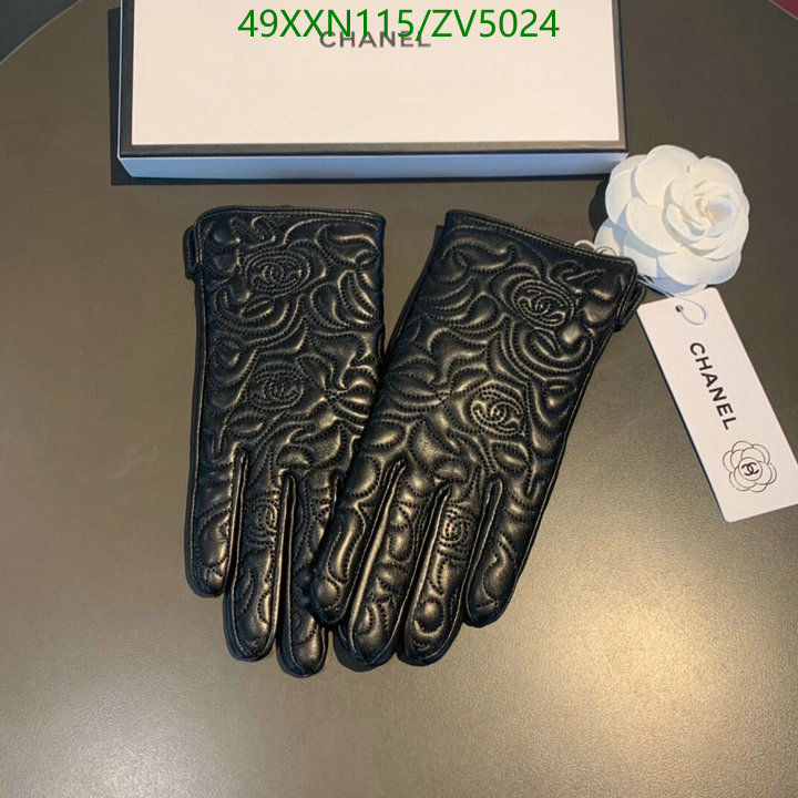 Gloves-Chanel, Code: ZV5024,$: 49USD