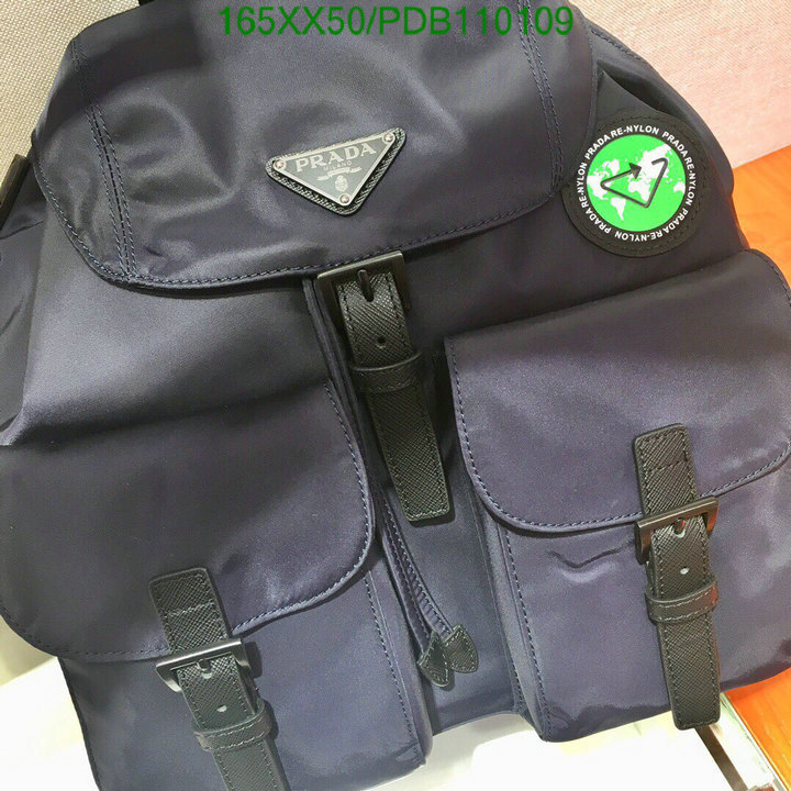 Prada Bag-(Mirror)-Backpack-,Code: PDB110109,$:165USD