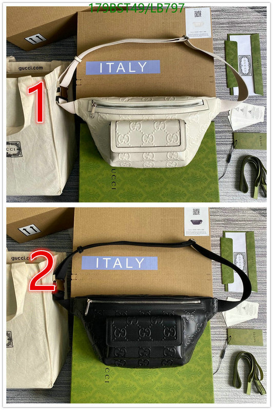 Gucci Bag-(Mirror)-Belt Bag-Chest Bag--,Code: LB797,$: 179USD