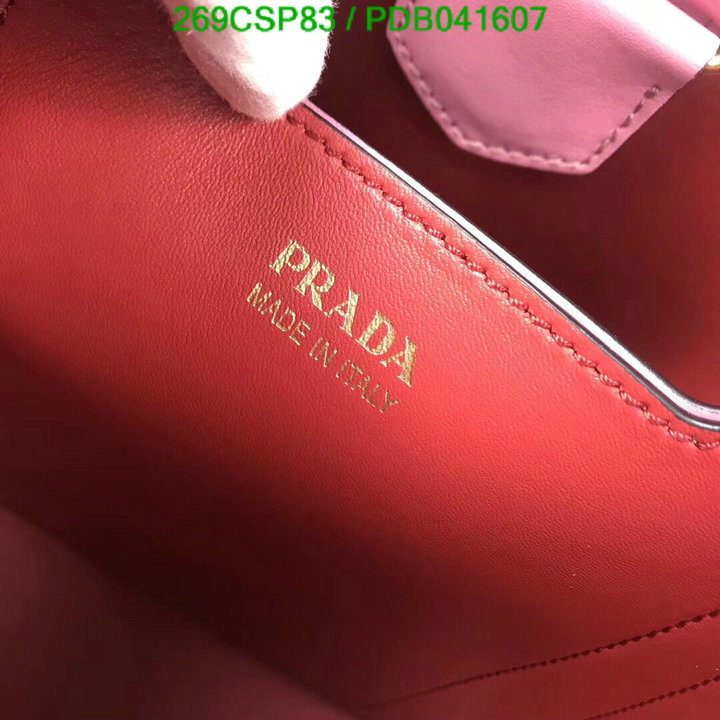 Prada Bag-(Mirror)-Handbag-,Code: PDB041607,$: 269USD