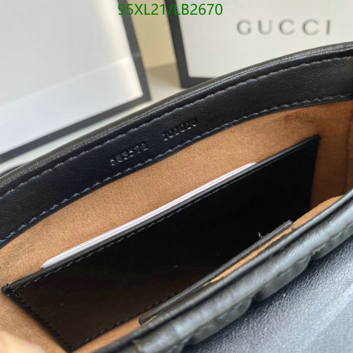 Gucci Bag-(4A)-Marmont,Code: LB2670,$: 95USD