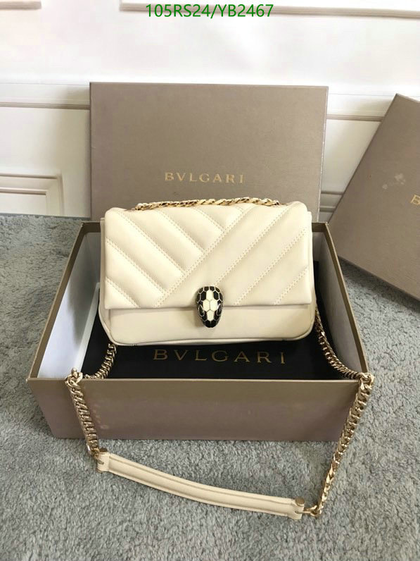 Bvlgari Bag-(4A)-Serpenti Cabochon Series,Code: YB2467,$: 105USD