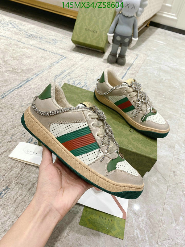 Men shoes-Gucci, Code: ZS8604,$: 145USD