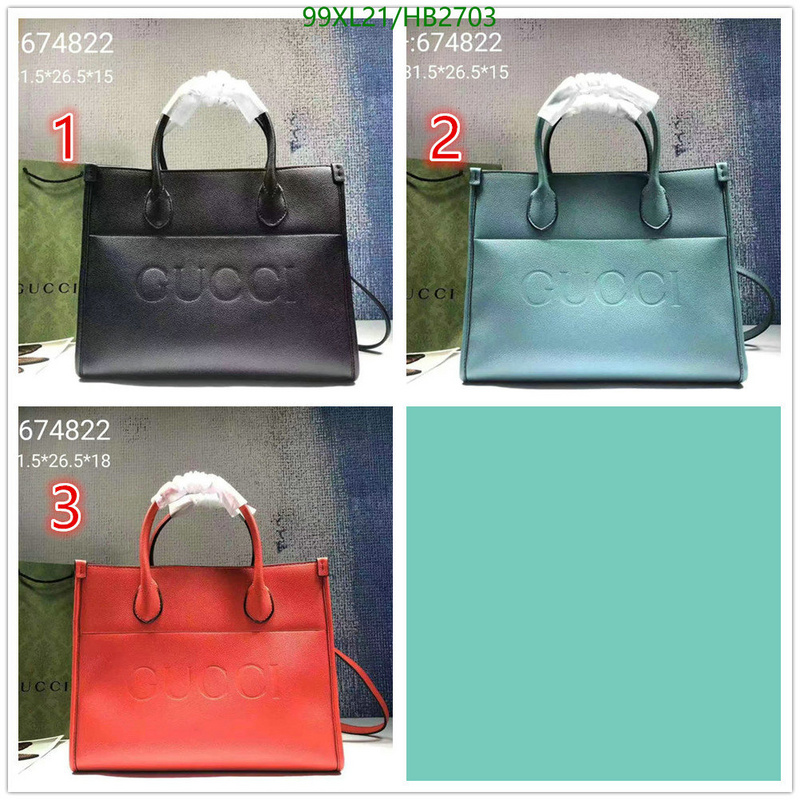 Gucci Bag-(4A)-Handbag-,Code: HB2703,$: 99USD