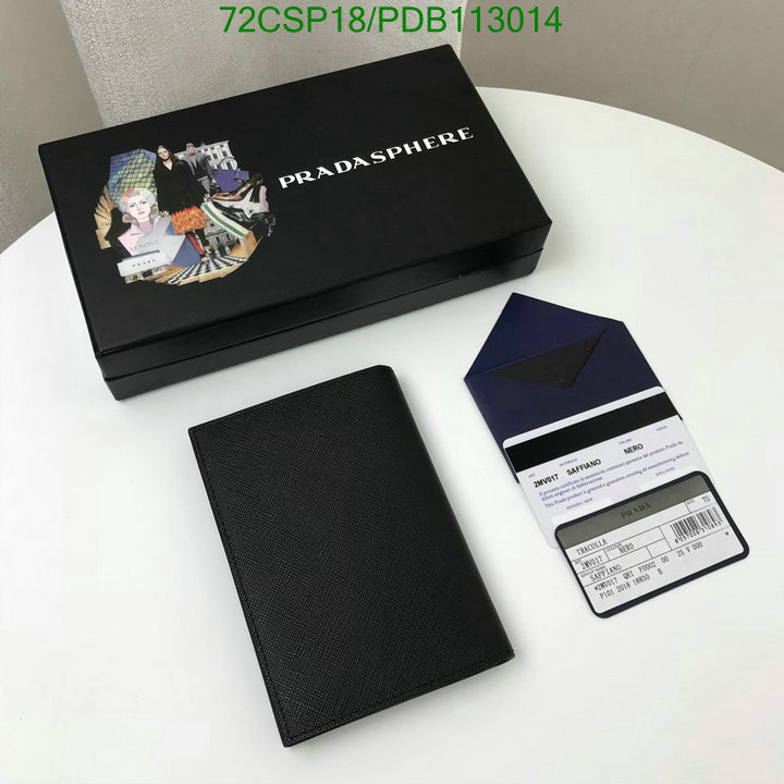 Prada Bag-(Mirror)-Wallet-,Code: PDB113014,$: 72USD